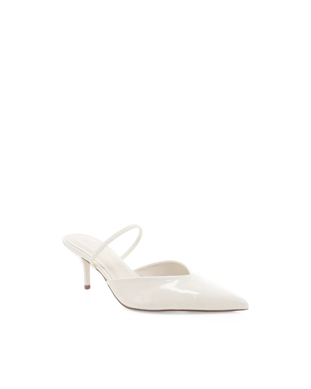 HISTORIA - BONE PATENT Pointed Pumps Statement Heels