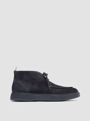 FRAME 002 - Navy Suede Chukka Boots Trend-setting arch Fitness Trail