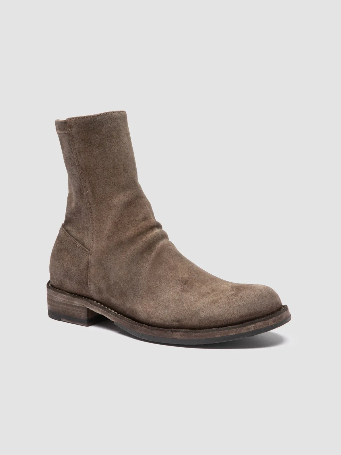 Score Hike LEGRAND 171 - Brown Suede Zipped Boots