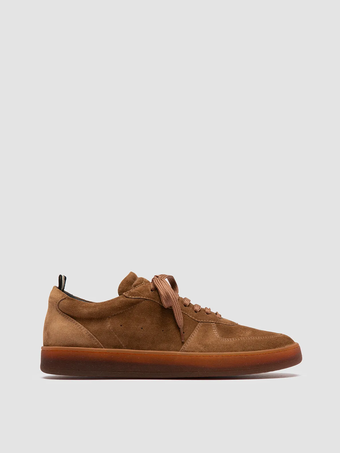 Quick Lace System ASSET 001 - Brown Suede Sneakers
