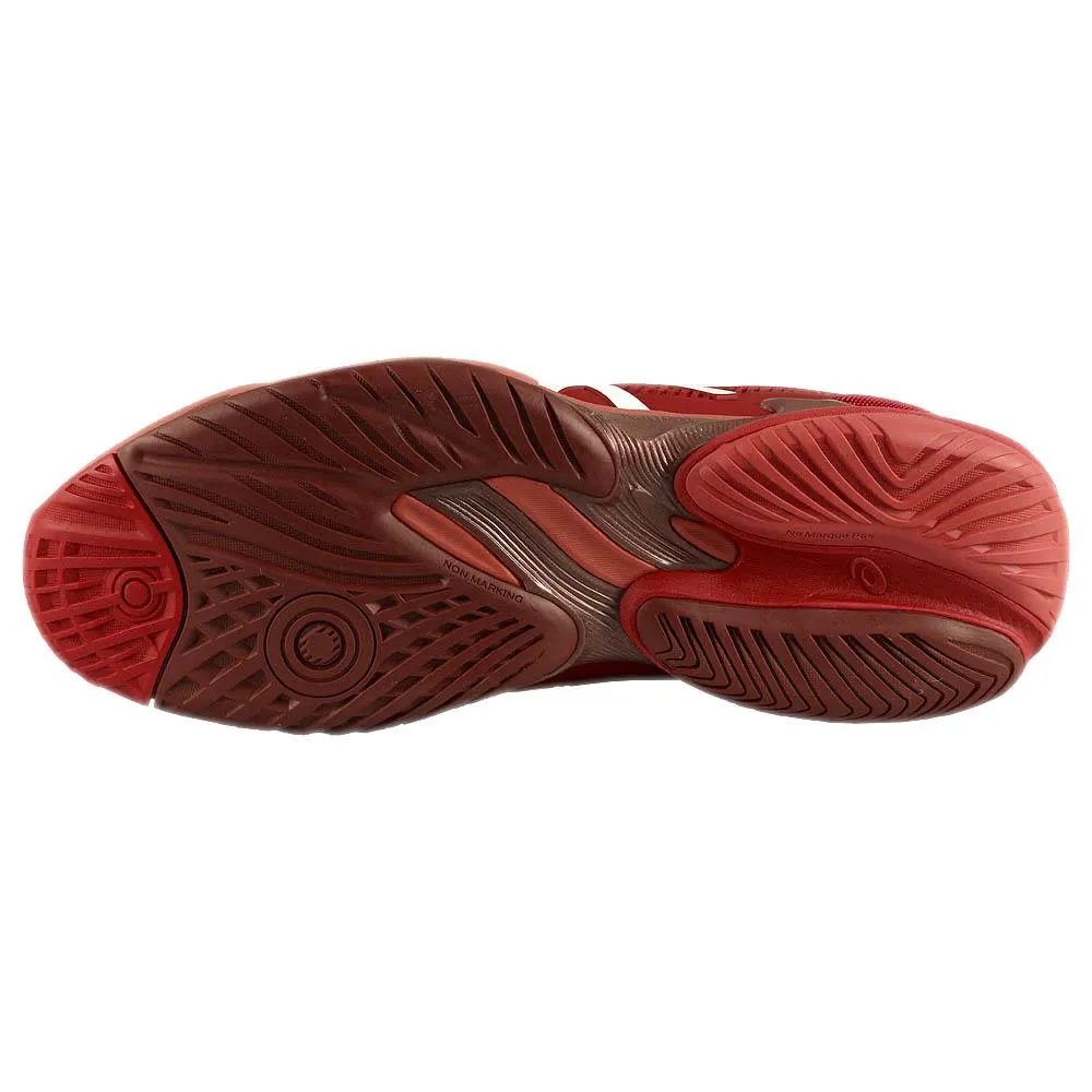 Asics Men's Court FF 3 Novak - Cranberry/White Speed Step Soft Flex
