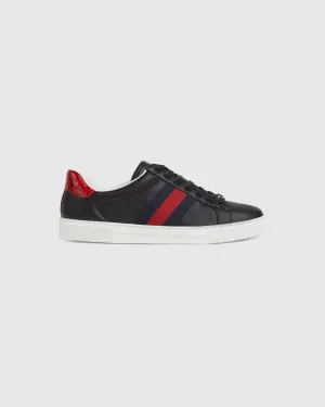 Men??s Gucci Ace Trainer with Web Swift Path