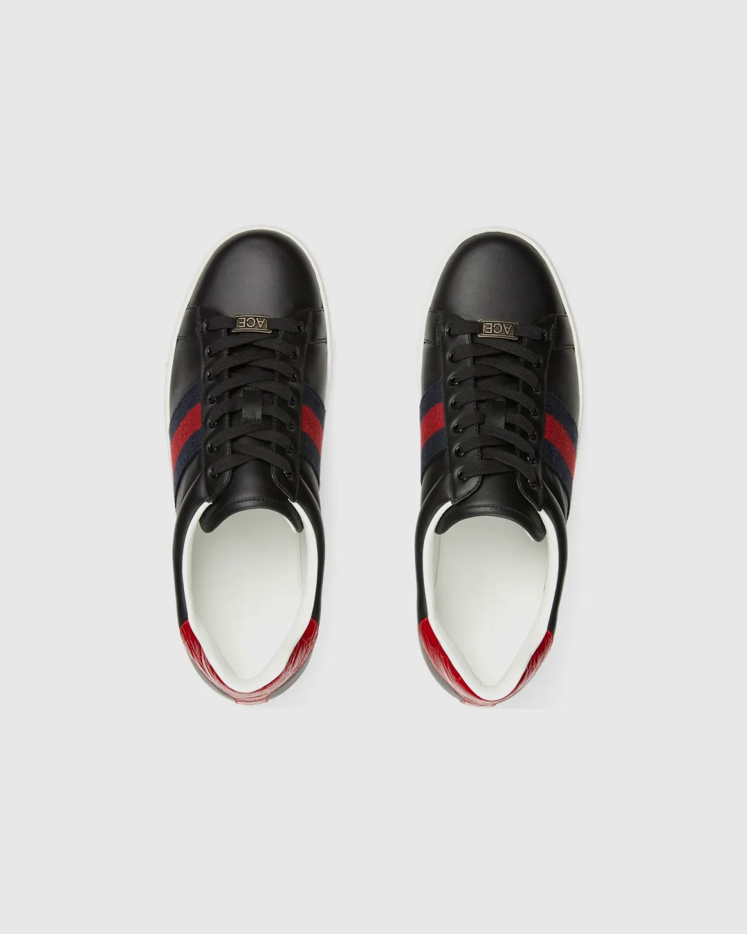 Men??s Gucci Ace Trainer with Web Canvas Cool