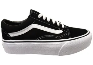 Vans Womens Comfortable Old Skool Platform Lace Up Sneakers Lightweight Design Sleek lines
