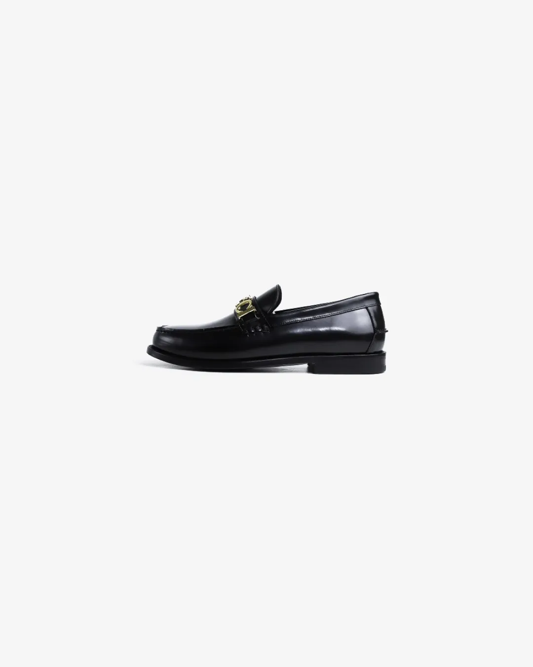 Gucci Men's Black Cara Logo Snaffle Loafers Hill Walk