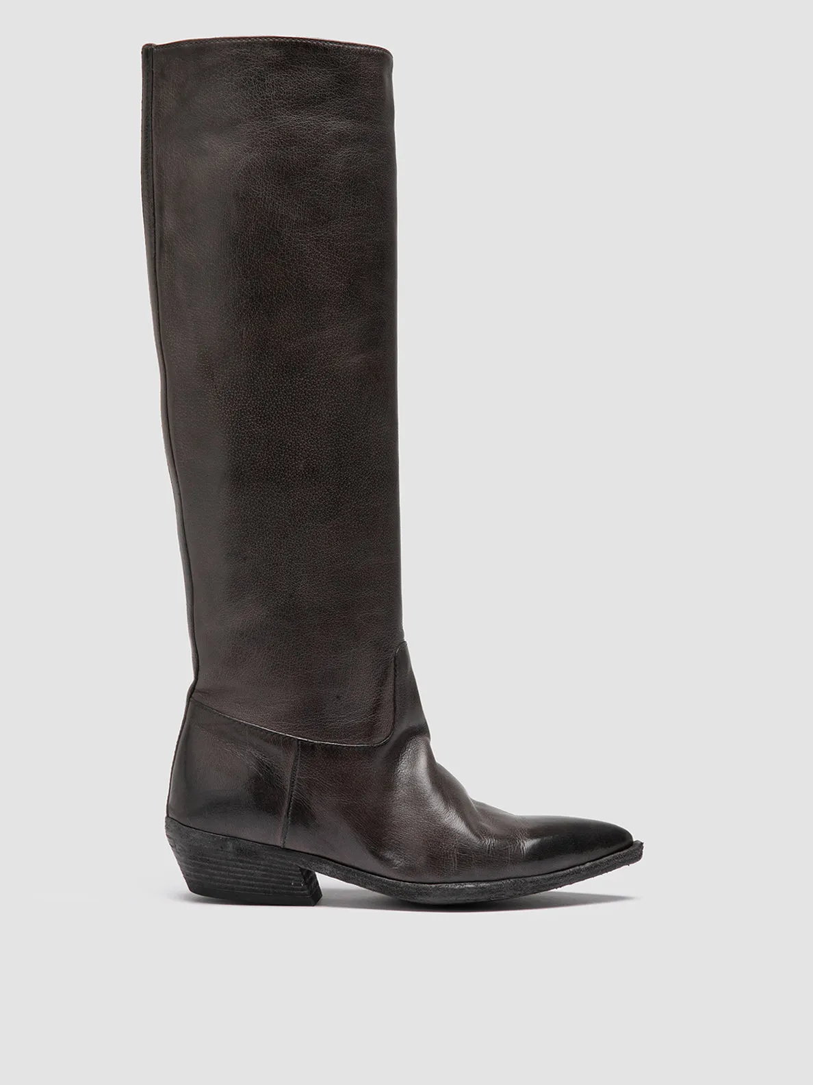 Heat Hike NOELIE DD 104 - Grey Leather Pull On Boots