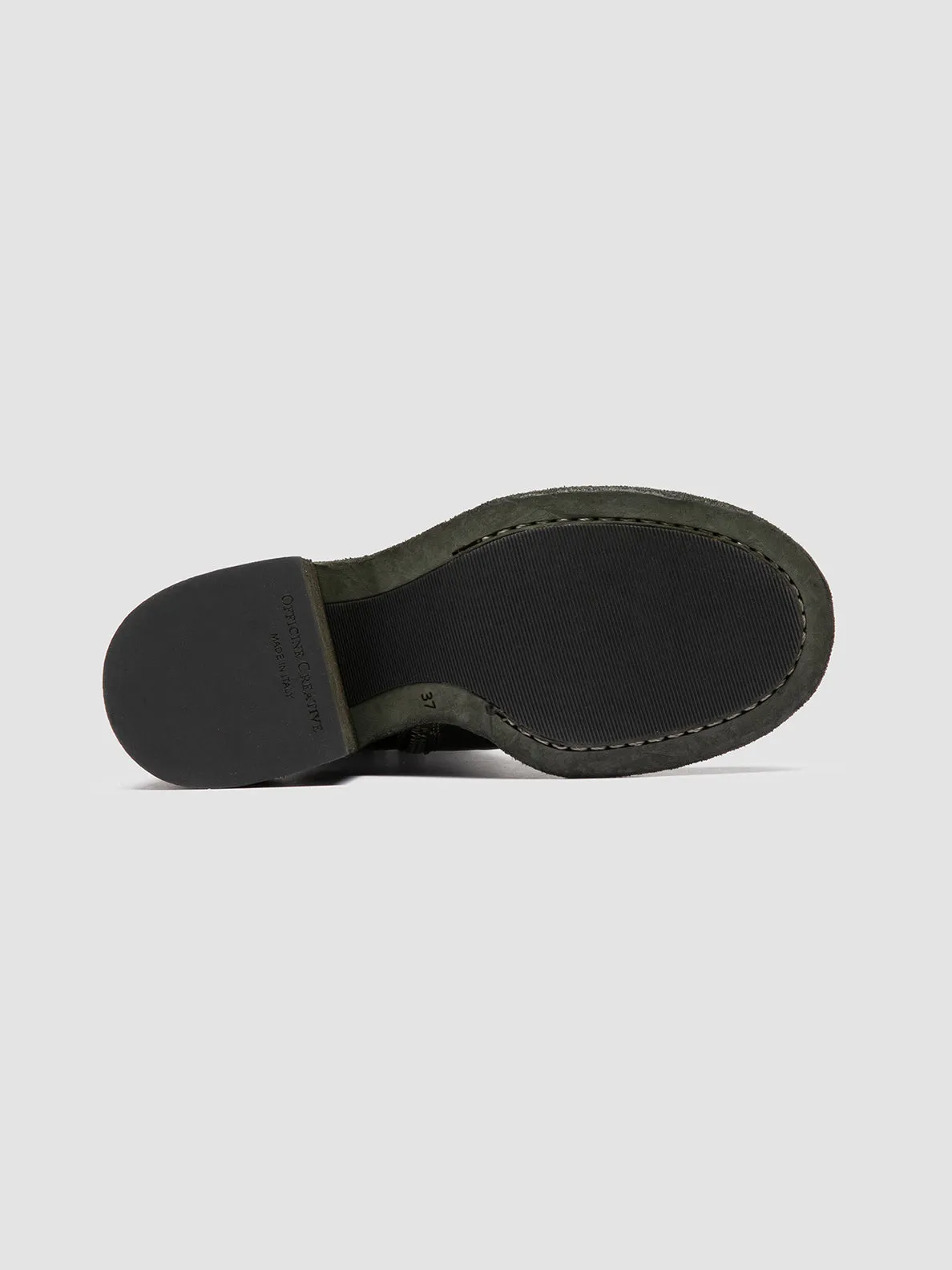 WILDS 004 - Green Leather Zipped Boots Daily Comfort