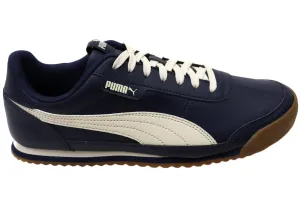 Puma Mens Turino II Comfortable Navy Lace Up Sneakers Sports Culture