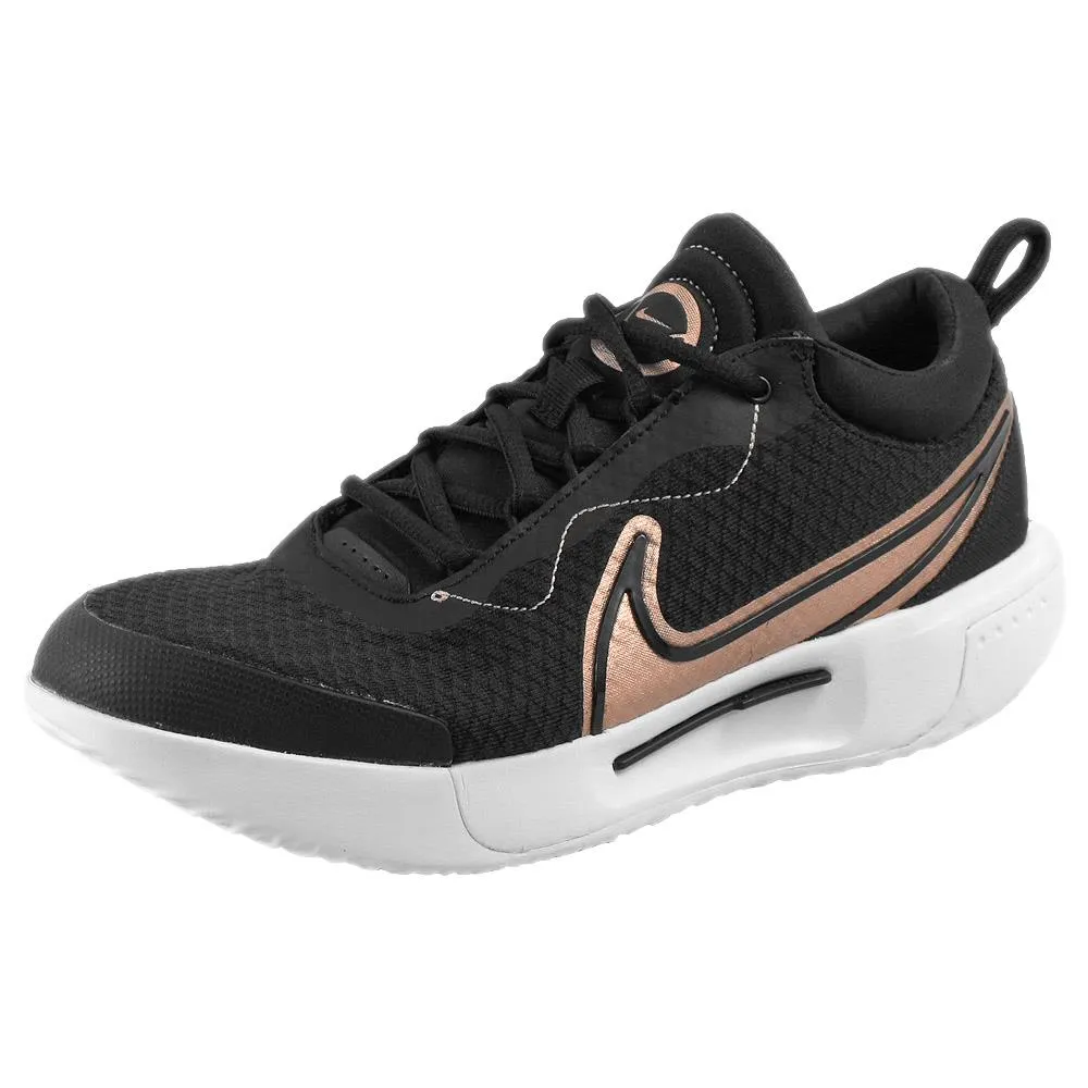 City Hustler Nike Women's Court Zoom Pro - Black/Metallic Red