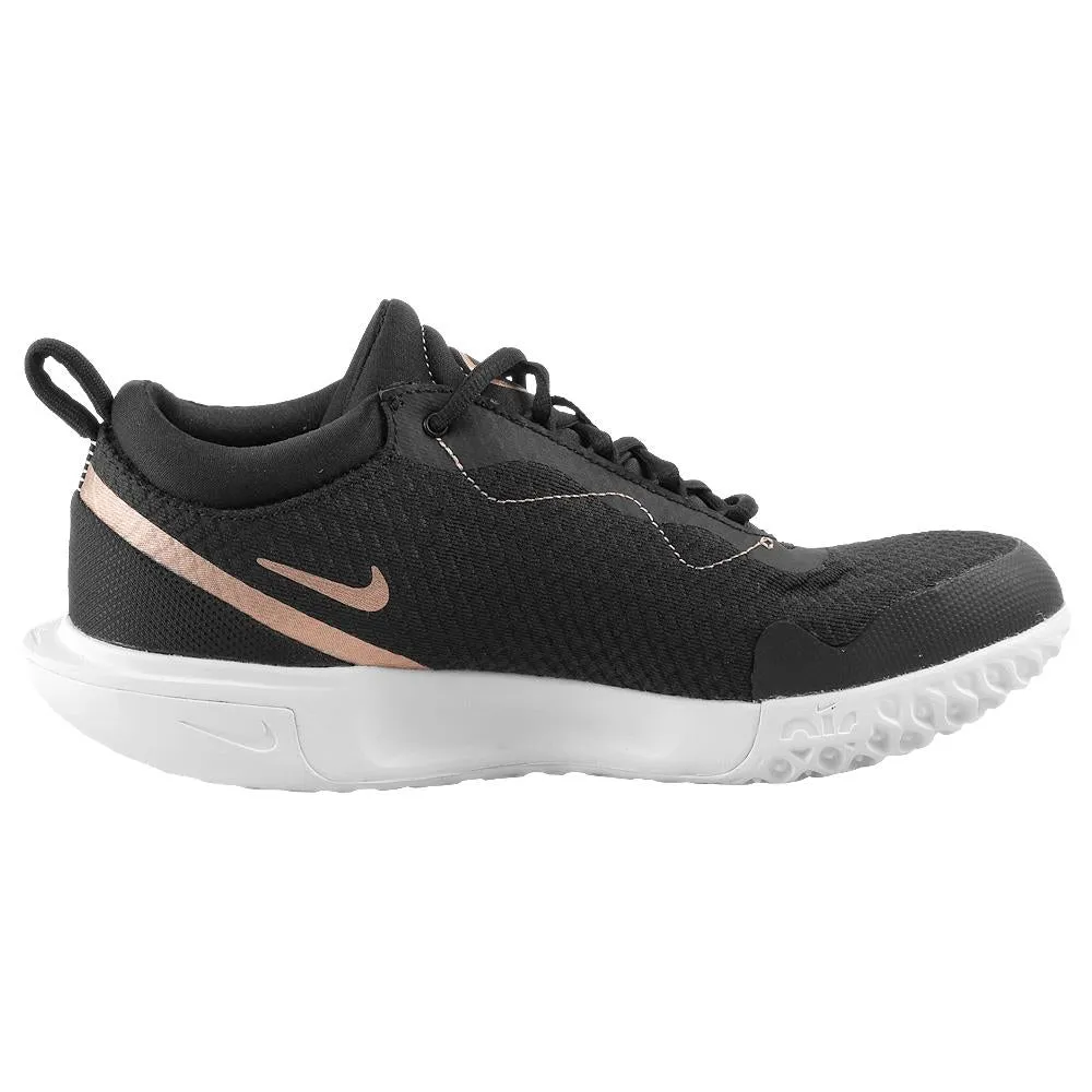 Nike Women's Court Zoom Pro - Black/Metallic Red Streamlined ease