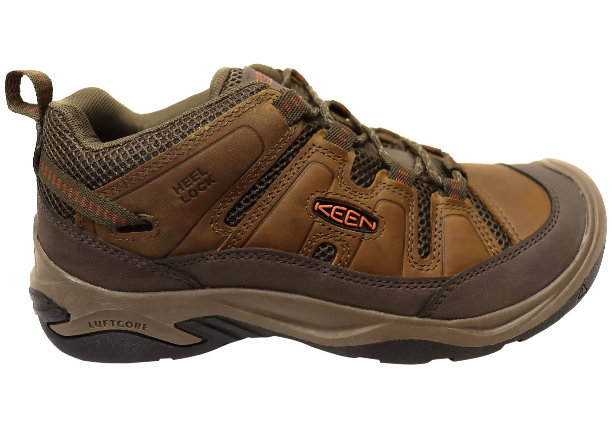 Modern Edge Keen Circadia Vent Mens Leather Wide Fit Hiking Shoes