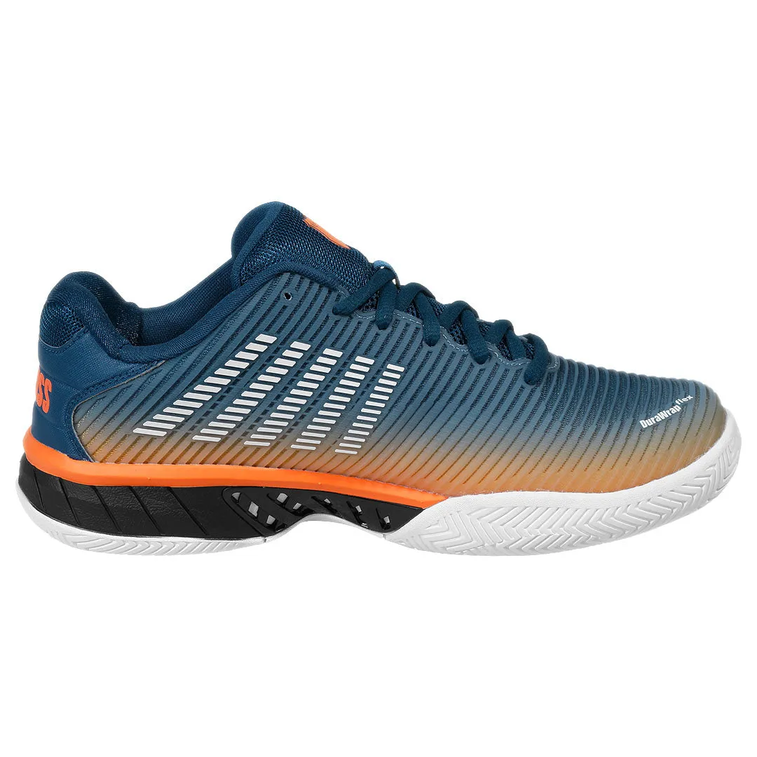 Step Forward Relaxed Fit K-Swiss Men's Hypercourt Express 2 - Blue Opal/Black