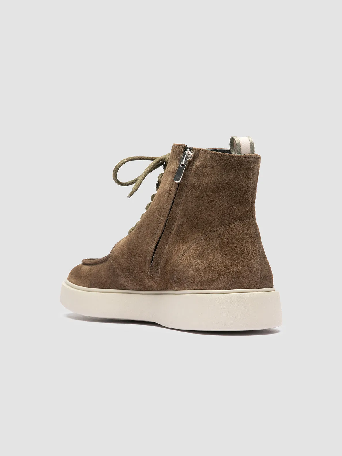 Function driven FRAME 004 - Brown Suede Lace-up Boots