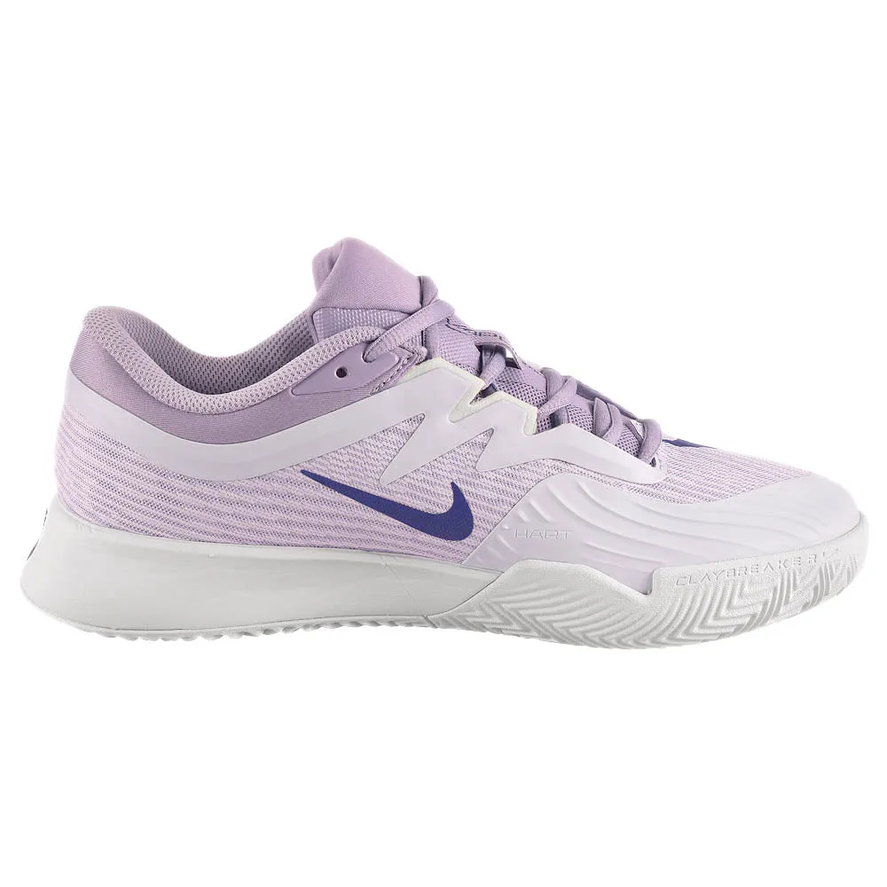Nike Women's Air Zoom Vapor Pro 3 - Clay - Amethyst Tint/Deep Tint Stretch Step