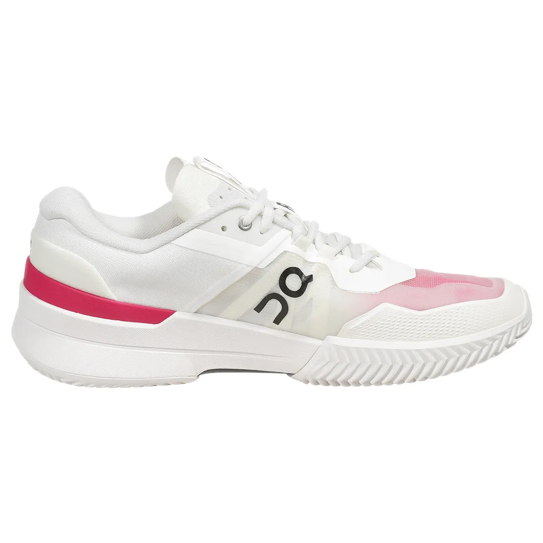 On Men's THE ROGER Pro 2 - Clay - White/Pink All-Purpose Style Ultra Performance