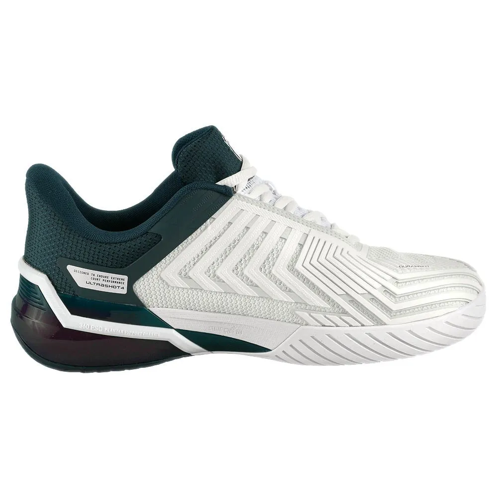 Elite Athlete K-Swiss Men's Ultrashot 4 - White/Stargazer
