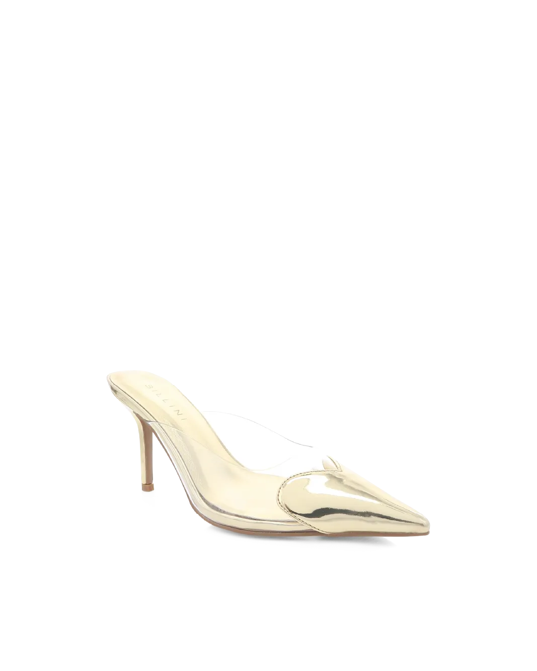 KARESS - GOLD CHROME-CLEAR Summer Sandals Fashion High Heels for Women