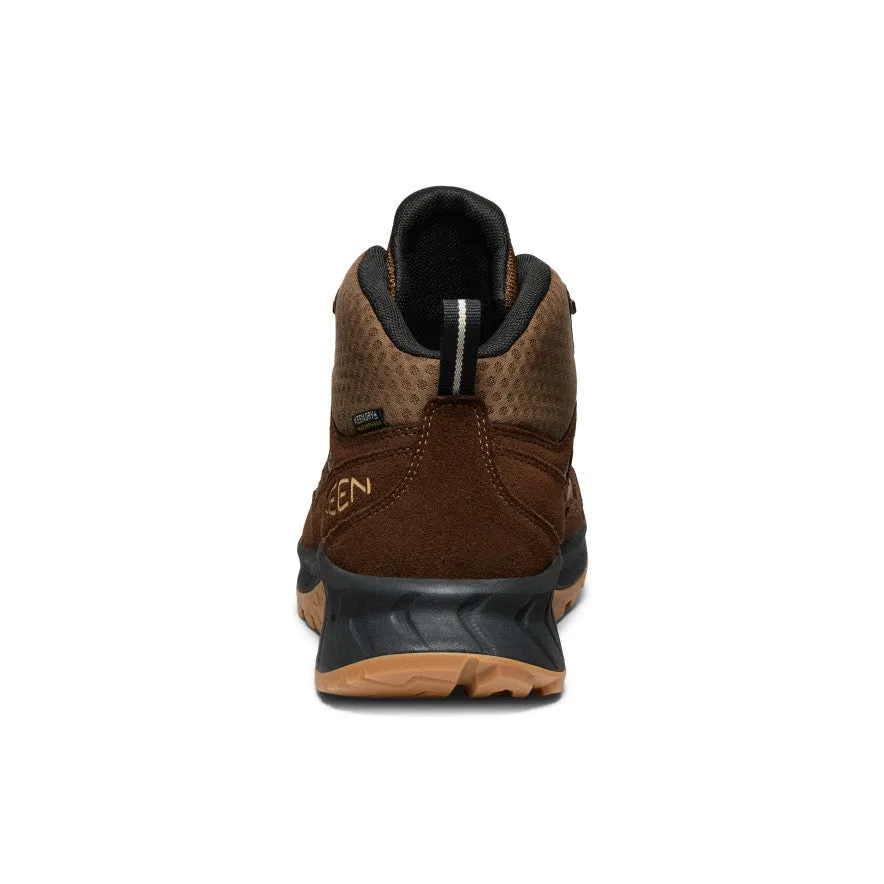 Men's Hightrail Waterproof Hiking Boot  |  Dark Earth/Oak Buff Easy to Wear quick-drying
