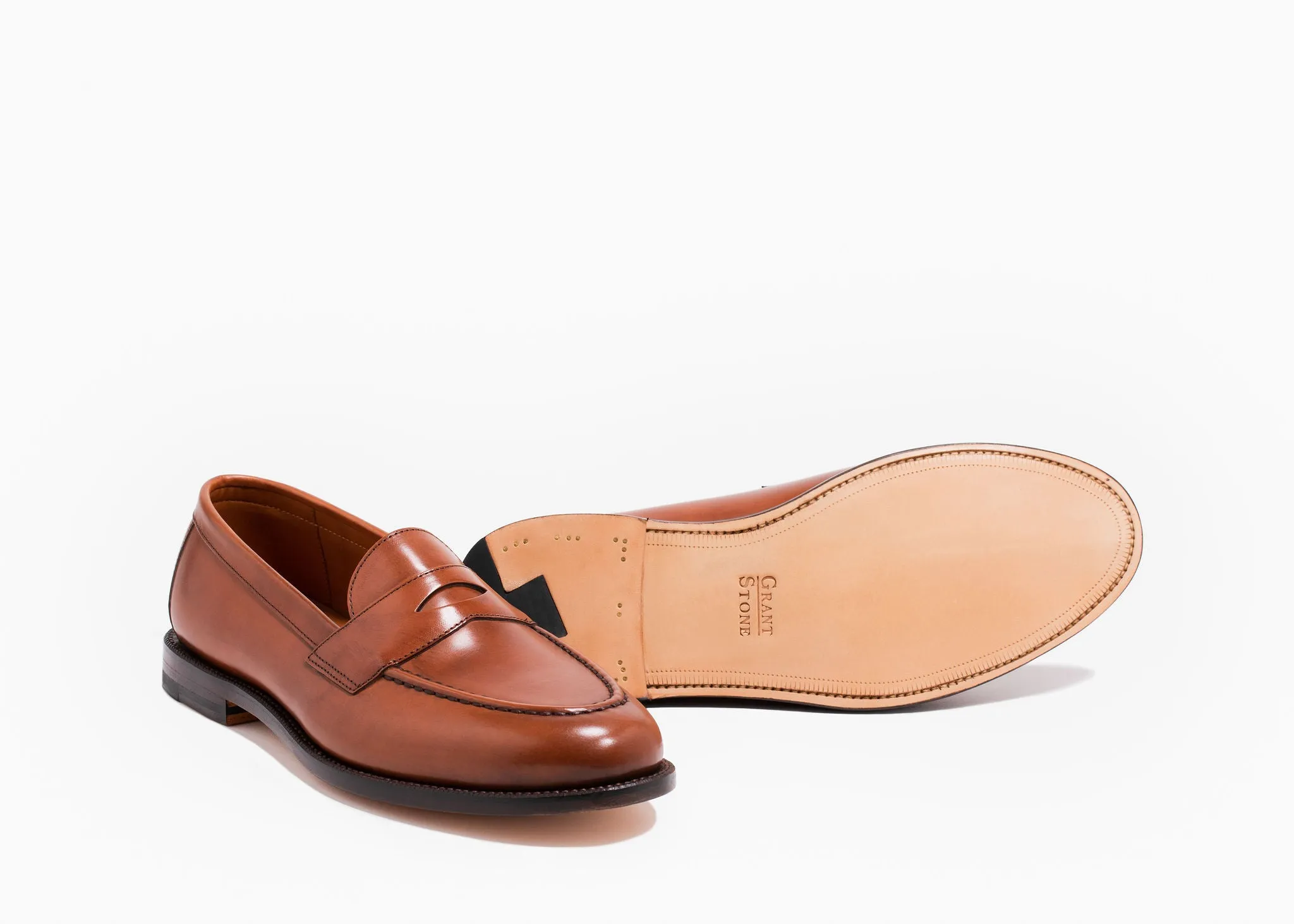 Traveler Penny Chestnut Calf Heel Strong Stylish Everyday Shoes