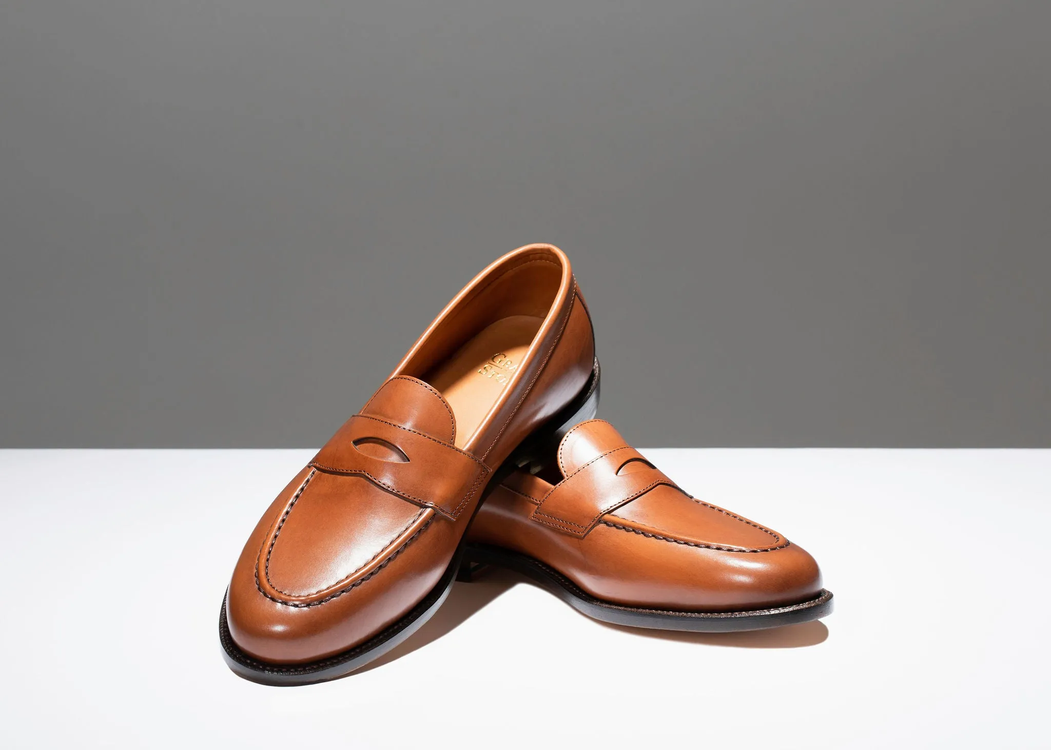 Toe Sure Traveler Penny Chestnut Calf