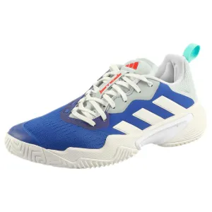 Playground Ready Functional shock absorption adidas Women's Barricade - Royal Blue/Off White