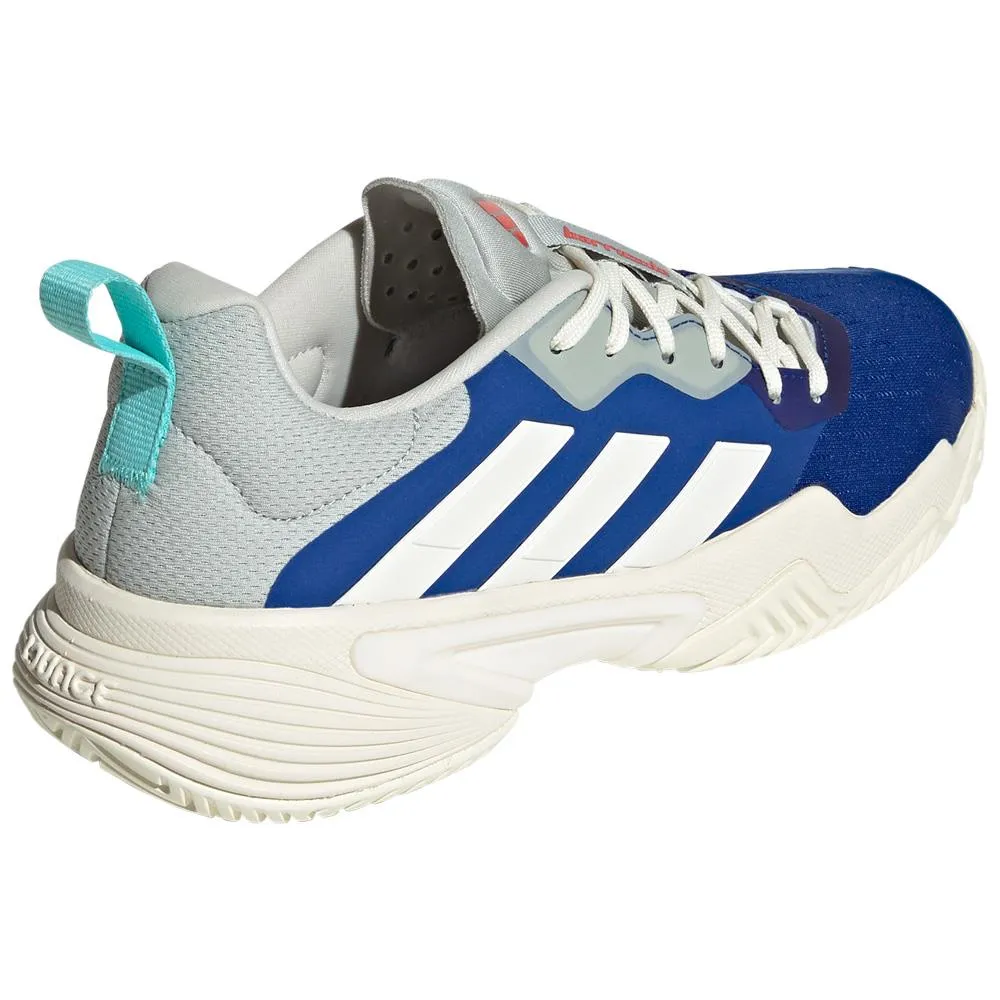 adidas Women's Barricade - Royal Blue/Off White Relaxed Feel Easy Steps