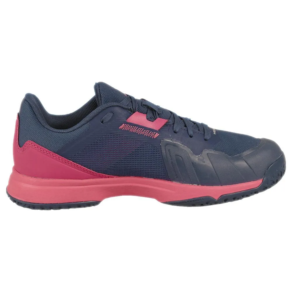 Head Women's Sprint Team 3.5 - Dark Blue/Azalea Shock Absorbing Easy Grip