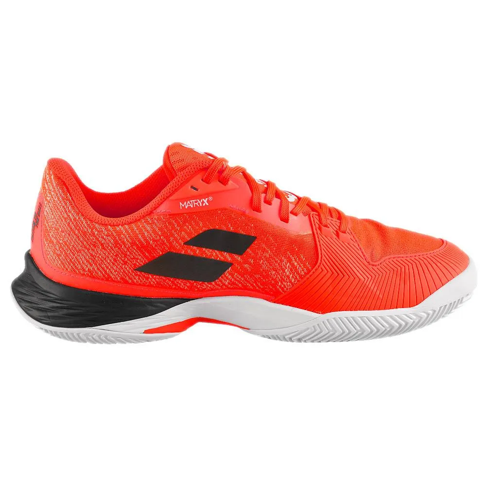 Subtle Detail Babolat Men's Jet Mach III - Clay - Strike Red/White