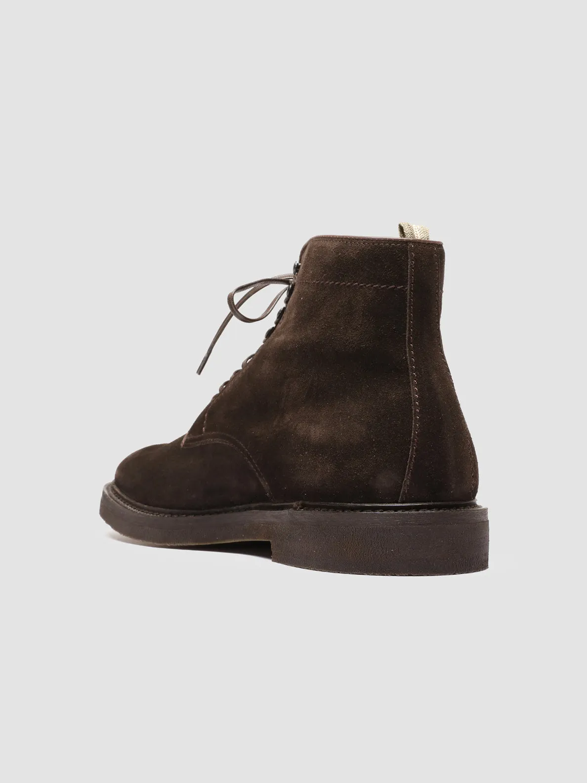 HOPKINS FLEXI 203 - Brown Suede Lace-up Boots Multi-functional sole Padded Support