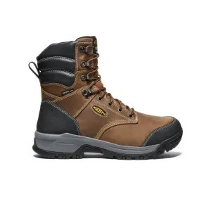 Functional Appeal Premium Protection Men's Evanston 8" Insulated Waterproof Boot (Soft Toe)  |  Bison/Black