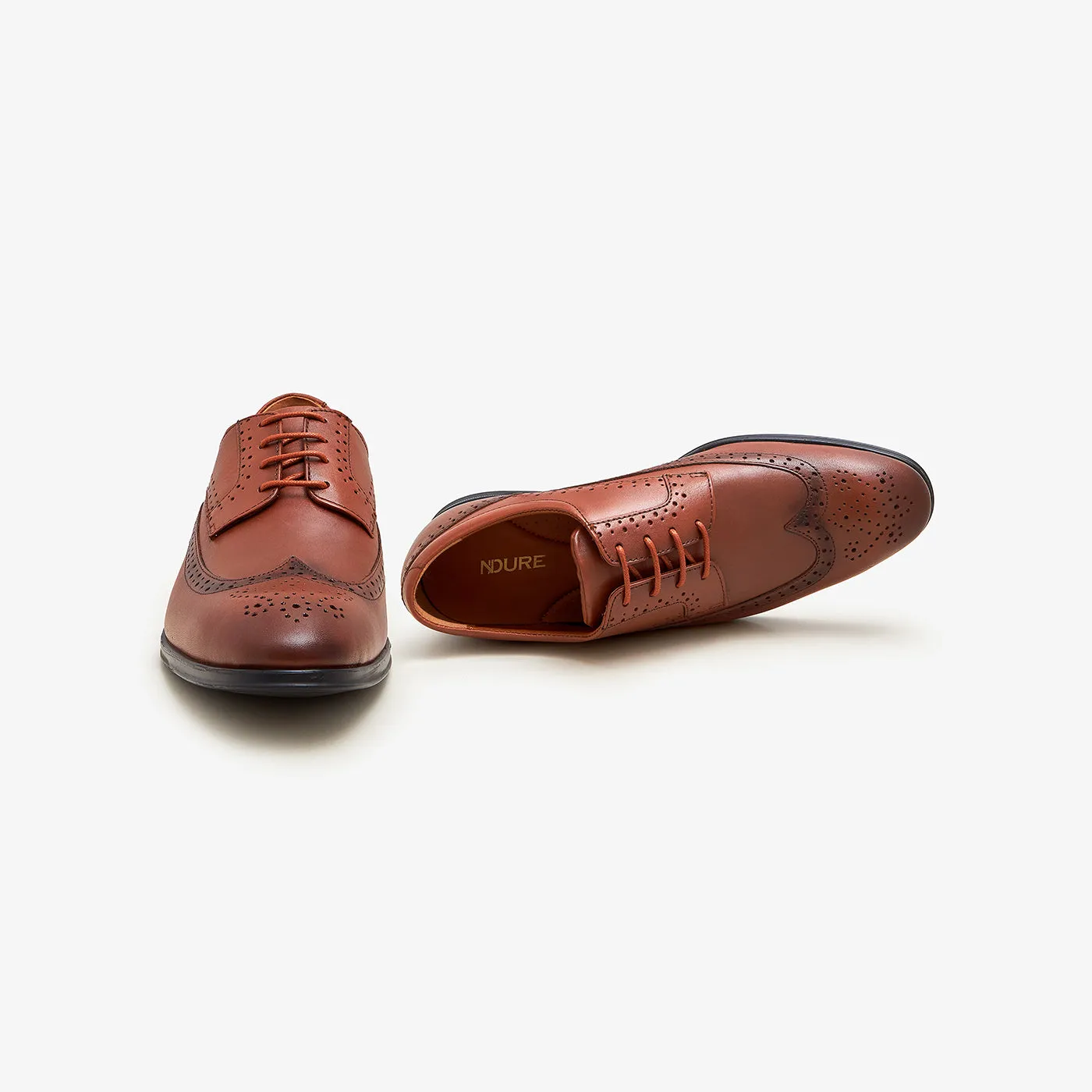Men's Brogue Lace-Ups Timeless Walk Durable Slim Design