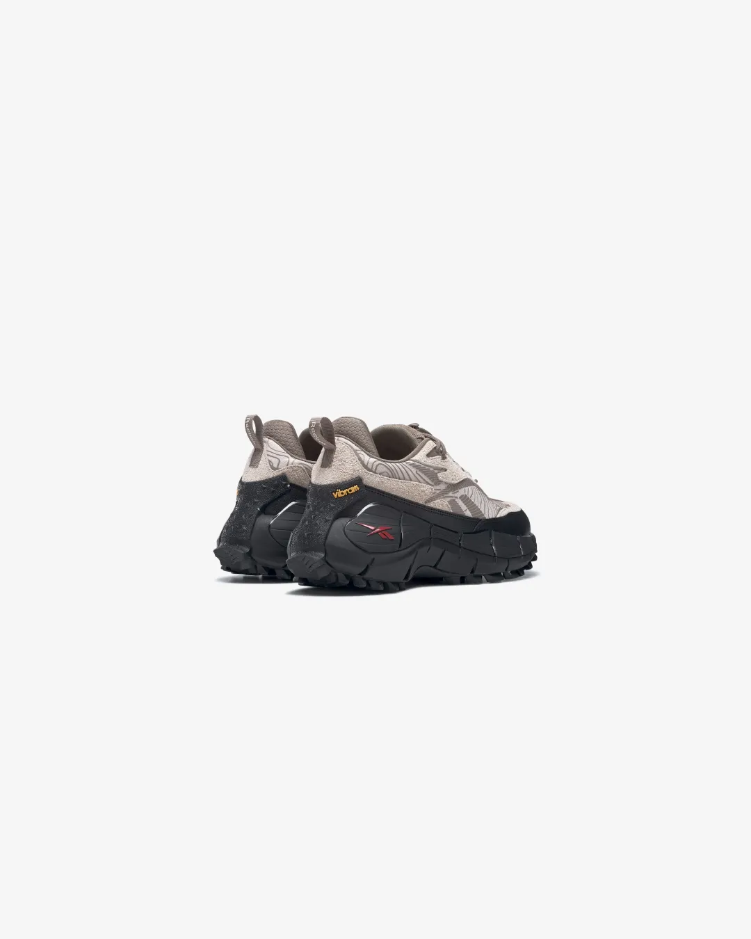 concrete running Customizable Reebok Zig Kinetica 2.5 Edge Vibram Brown Sneaker