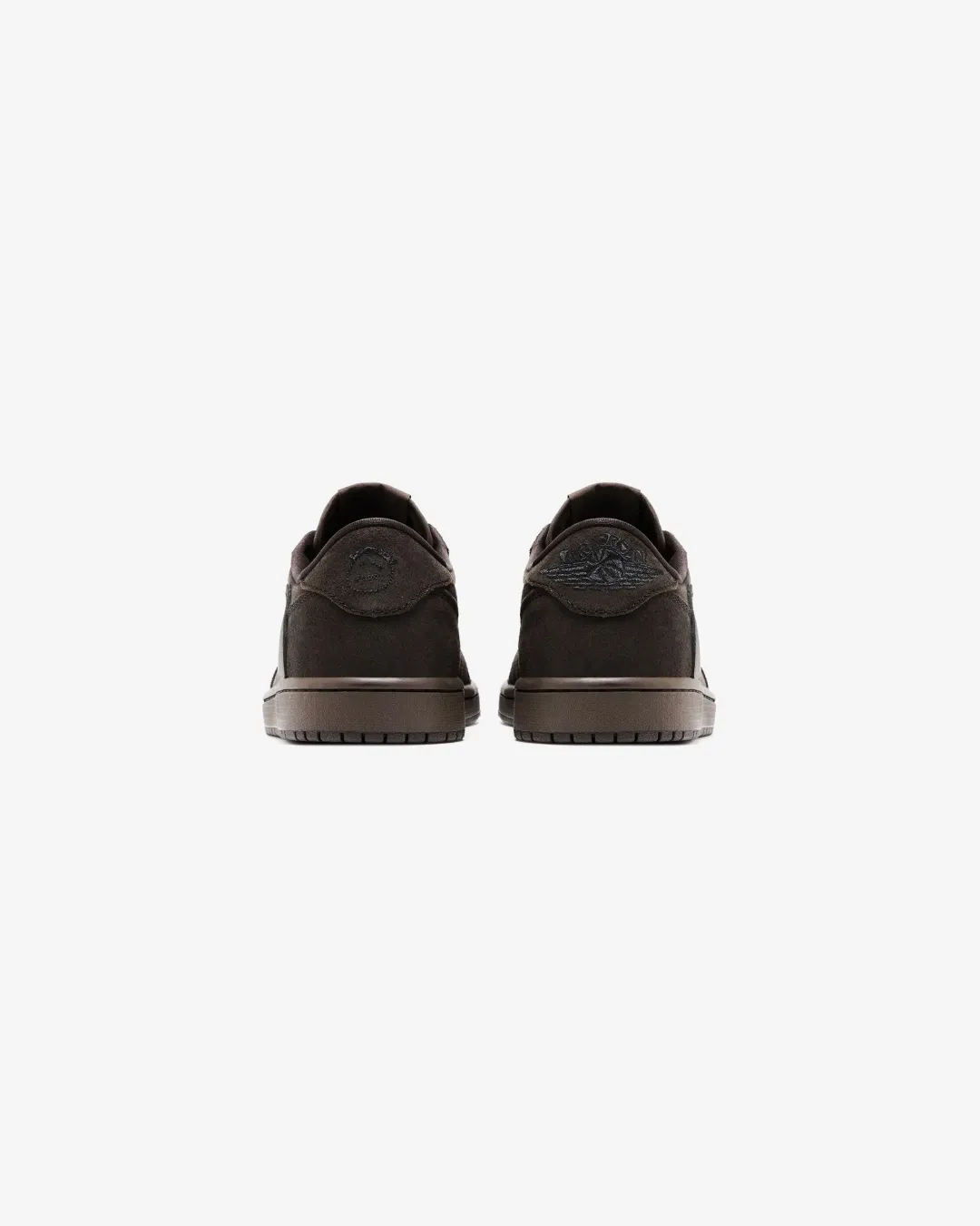 Adjustable Travis Scott x Air Jordan 1 Low OG "Dark Mocha" Sneakers