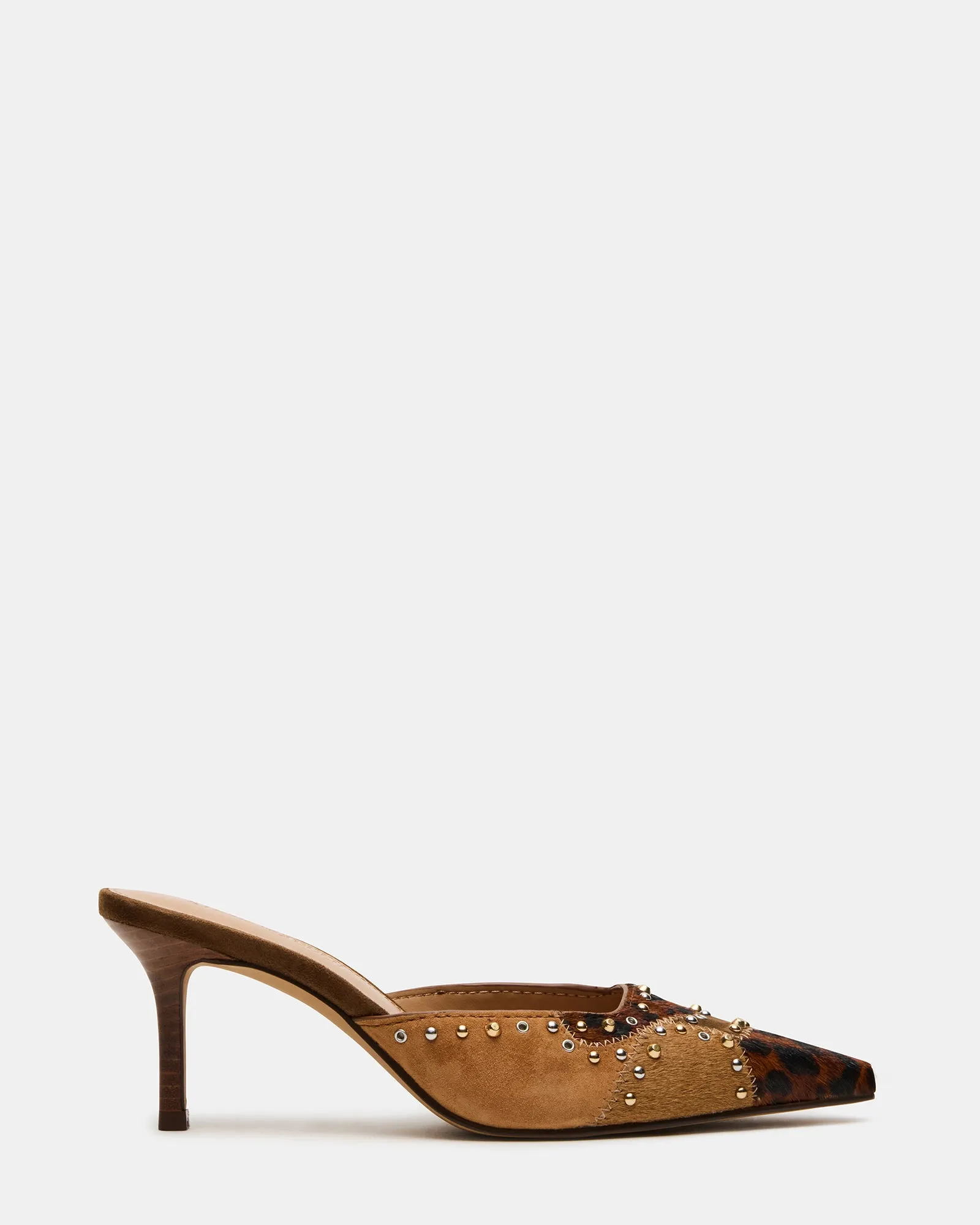 ALEXI LEOPARD MULTI STUDS Trendy Footwear Narrow Fit