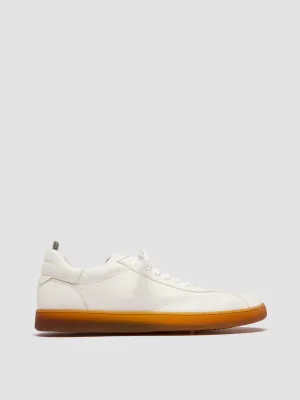 Cushioned Insole Strong Cushion HALO 001 - White Leather Sneakers