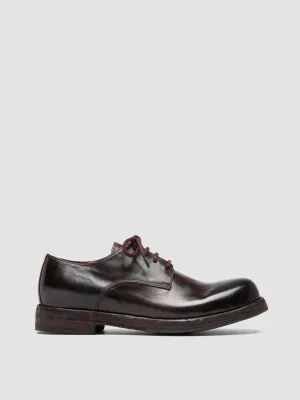 Durable Business Style BULLA DD 311 - Burgundy Leather Derby Shoes