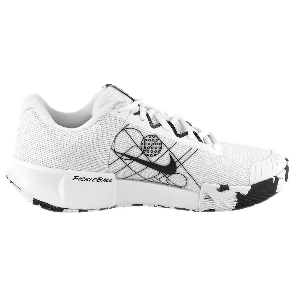 Nike Women's Air Zoom Challenge - Pickleball - White/Black Structured shock absorption