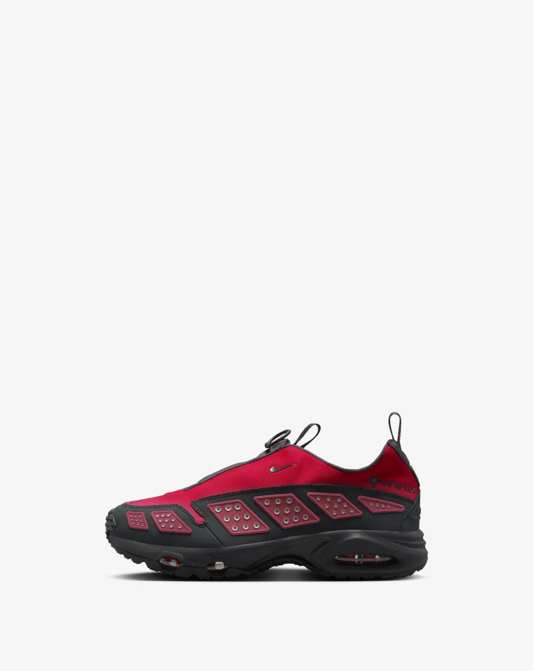 Nike Air Max SNDR GORE-TEX 'Dark Smoke Grey and Fire Red' Sneakers Flexible Outsole