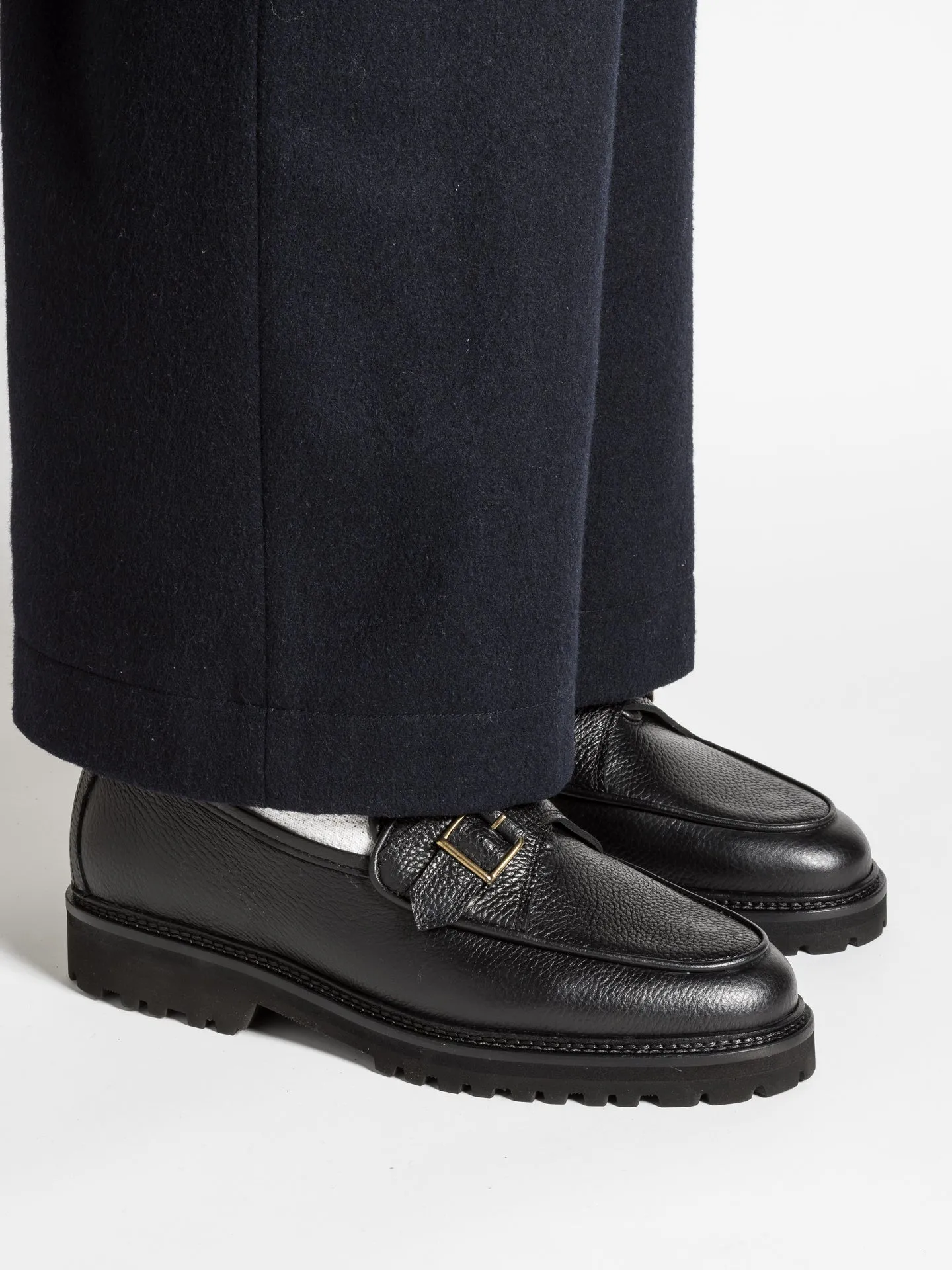 Long Hours TOMMY LUG BLACK GRAINED