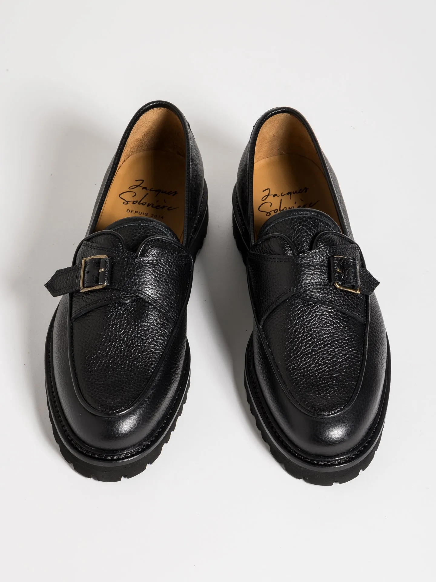 TOMMY LUG BLACK GRAINED Smart Comfort Step Classic Accent