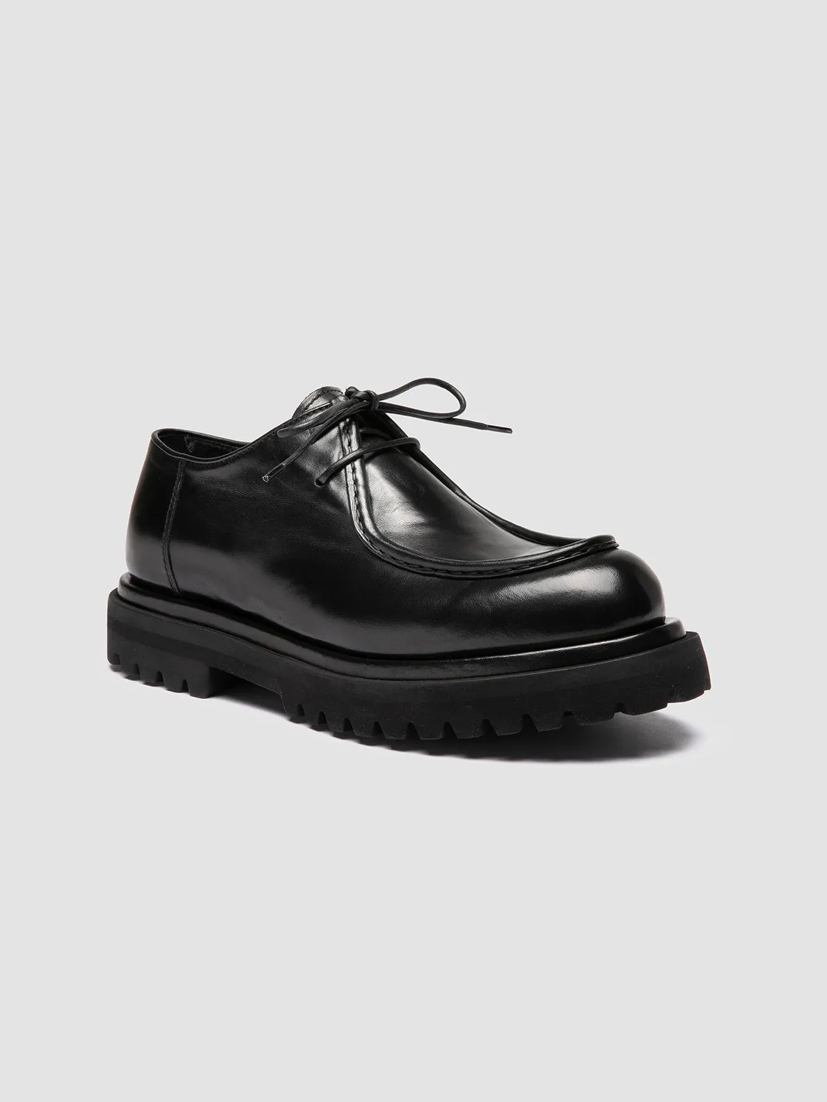Vibrant breathability Daily Go-To EVENTUAL DD 109 - Black Leather Derby Shoes