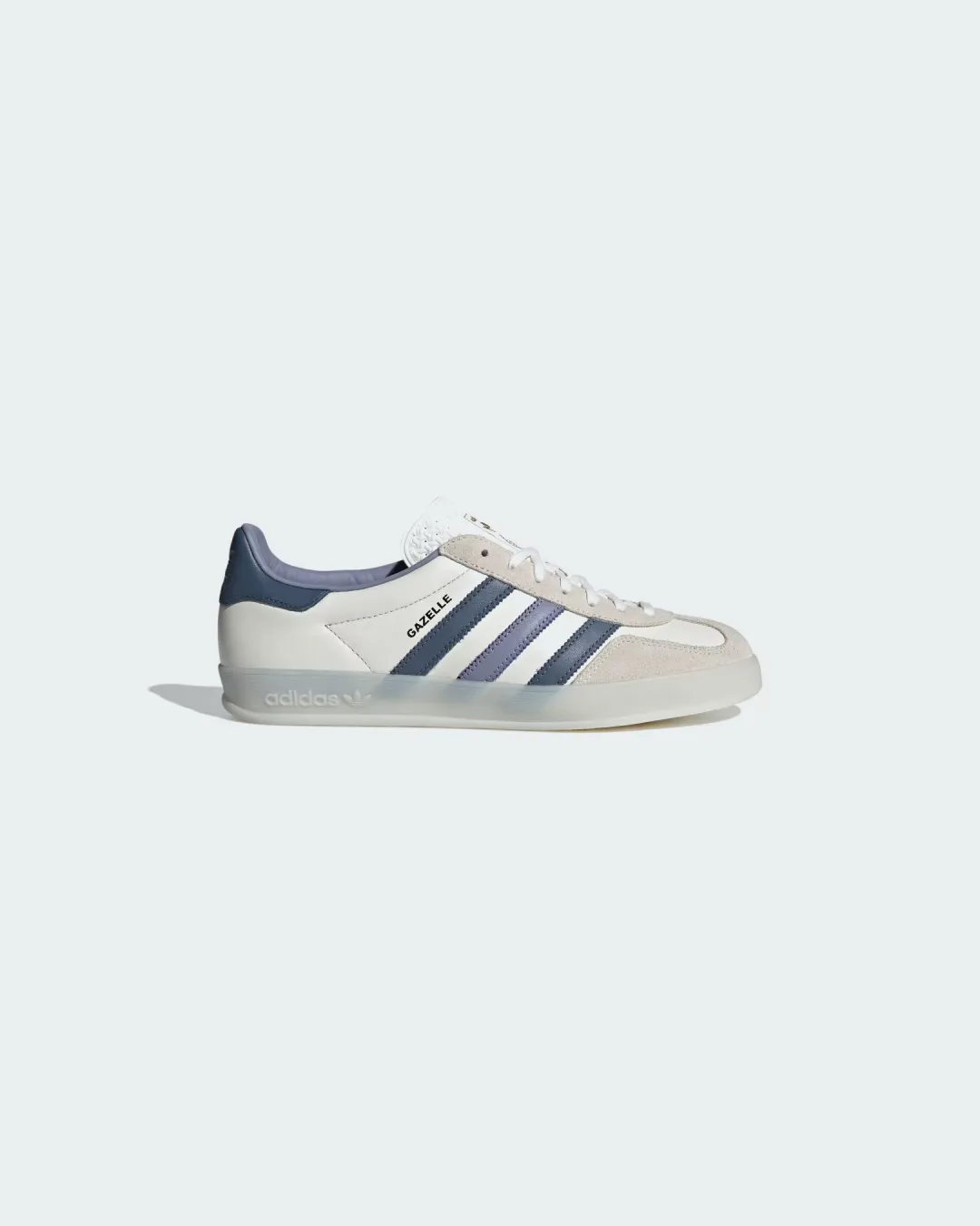 windy - day shoes fashion - forward shoe intention Adidas Gazelle Indoor ??Core White/Preloved Ink Melange?? Sneakers
