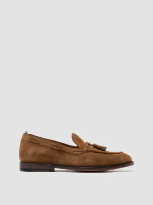 Exclusive Look OPERA 002 - Brown Suede Tassel Loafers