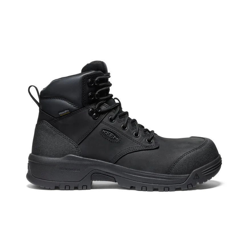Utility Design Outback Proof Men's Evanston 6" Waterproof Boot (Carbon Toe)  |  Black/Black