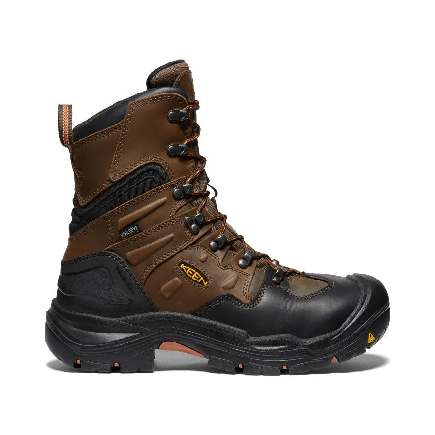 Men's Coburg 8" Waterproof Boot (Steel Toe)  |  Cascade Brown/Brindle Surfer Breathable mesh