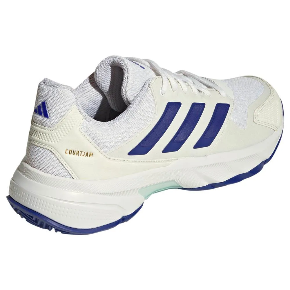 Flexible Build Easy Step adidas Men's CourtJam Control 3 - Cloud White/Lucid Blue