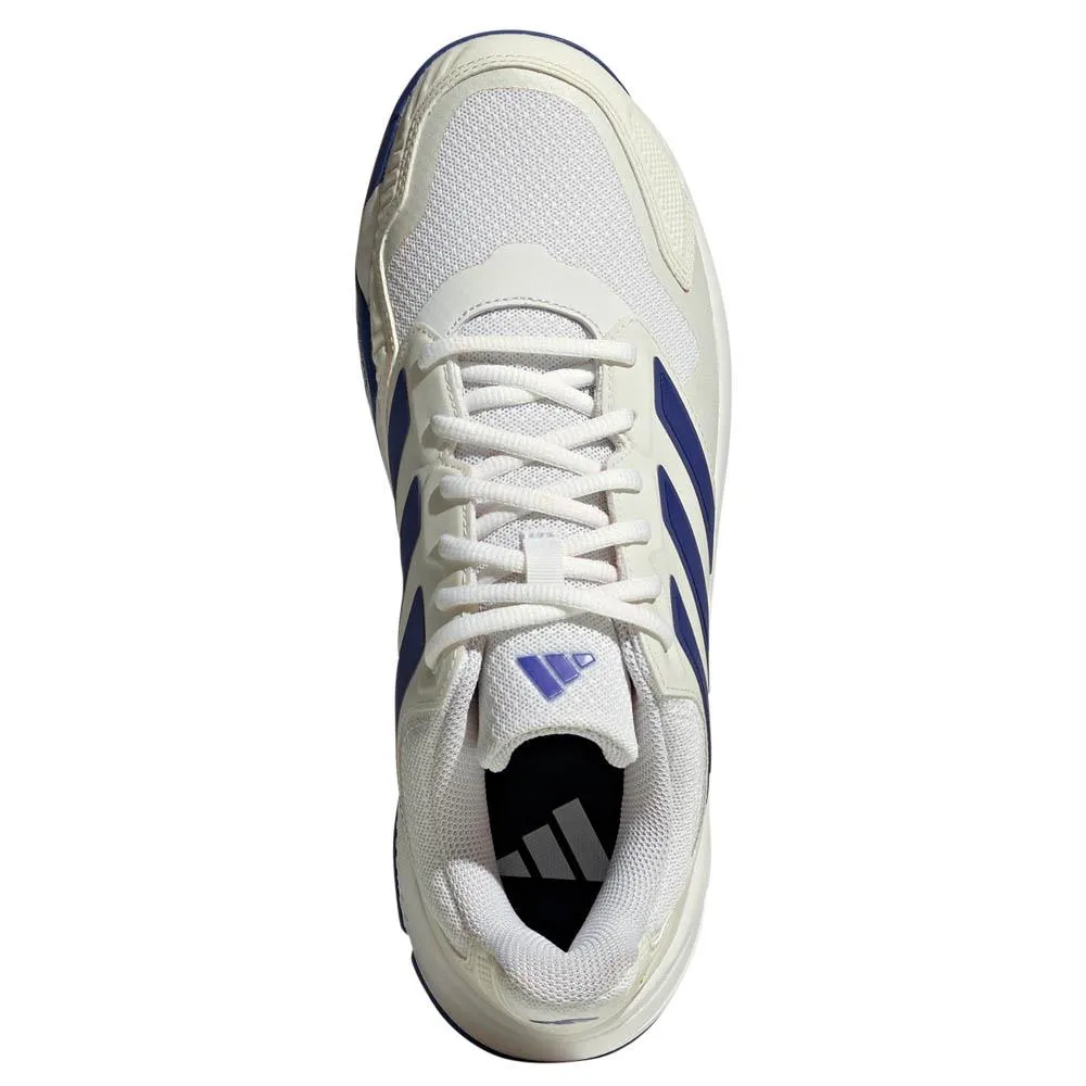 adidas Men's CourtJam Control 3 - Cloud White/Lucid Blue Multi-functional sole Slip Resistant