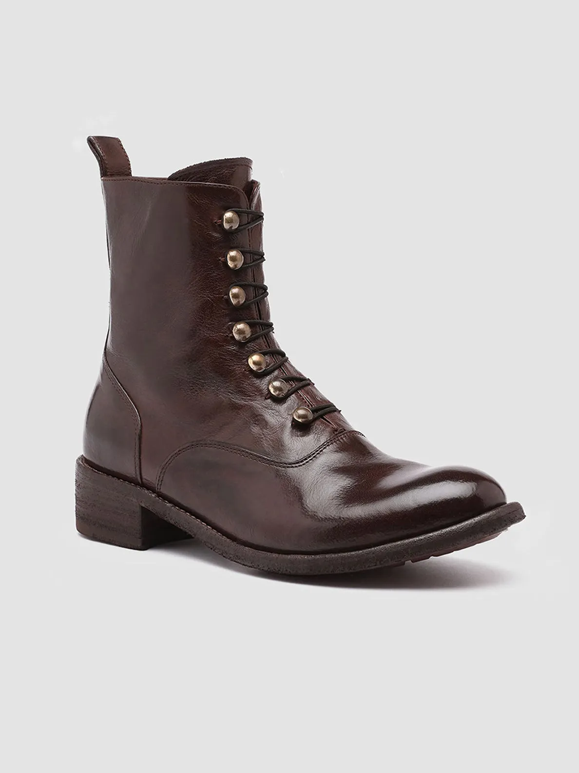 Petal Jog Guide Step LISON 036 - Burgundy Leather Booties