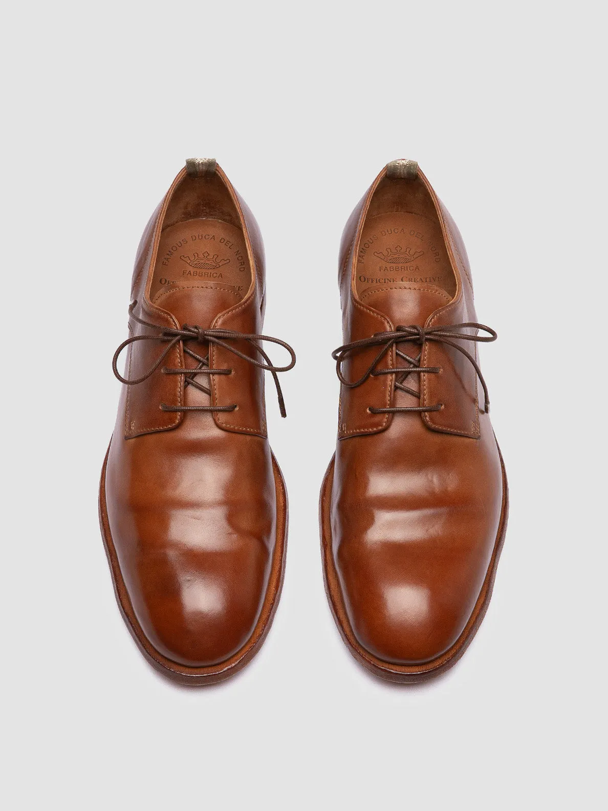 Ground Control Urban Speed SOUND 002 - Brown Leather Derby Shoes