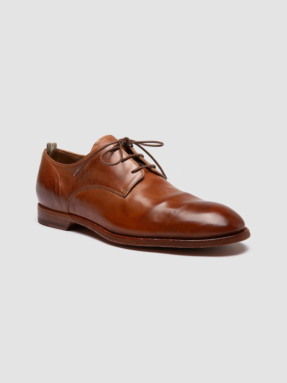 Fast Move Style Statement SOUND 002 - Brown Leather Derby Shoes
